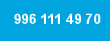 996 111 49 70 996 111 49 70